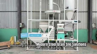 Equipo inteligente de alta tecnología: pantalla panorámica de la unidad completa de molienda integrada de granos y molienda de arroz
