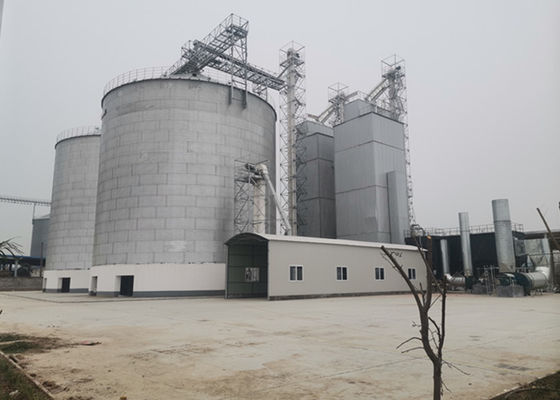 Grano Silo de acero galvanizado 100T - 12500T a las sojas del arroz del maíz del almacenamiento