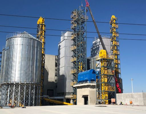 Secador de arroz avanzado para reducción de humedad del 3 al 15% y capacidad de manipulación de 100 a 800 t/d