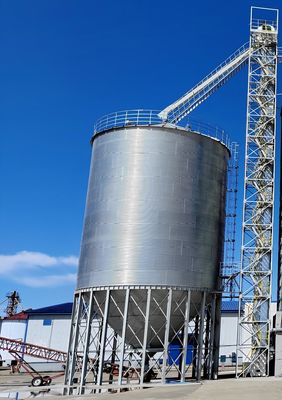 Soluciones a medida Condiciones del sitio para silos de grano de acero Eficiencia espacial y relación coste-beneficio
