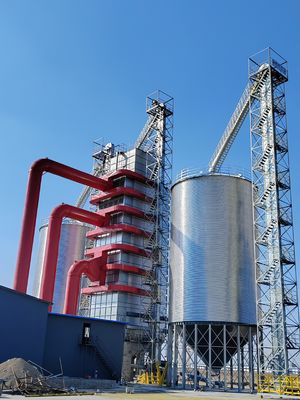 Temperatura del aire caliente C 65 ∼ 160 Equipo de secado de granos personalizable para necesidades empresariales