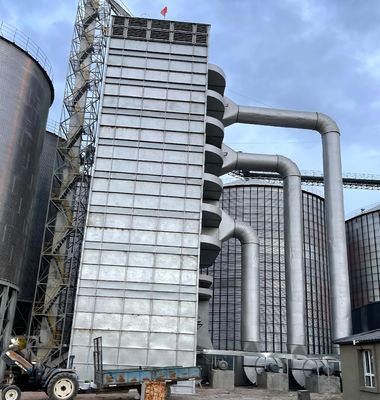 Máquina de secado de granos con aire caliente limpio para arroz de alta capacidad y otros productos agrícolas