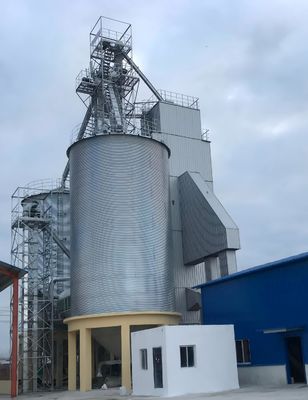 Reducción de humedad del 3-15% Secadora de arroz máquina con capacidad de manejo de 60-1000 T / D y 1 año de soporte postventa