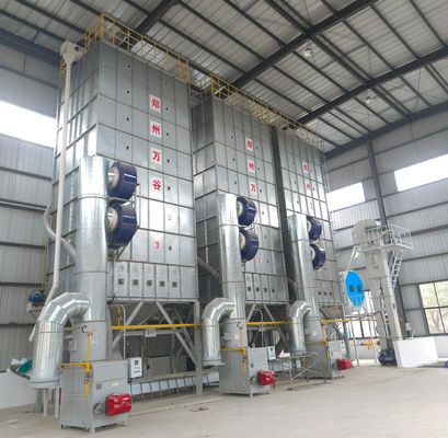 Sistemas de control inteligentes Máquina secadora de granos con temperatura de explosión caliente 50 ̊160 C y valor añadido de la tasa de rotura 0.5