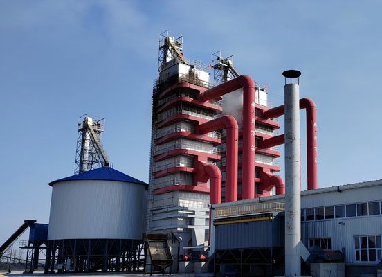 Máquina de secado de maíz de aire caliente medio limpio para la reducción de humedad 5-18% en gran capacidad