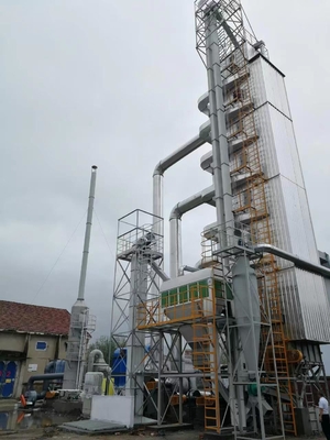 Máquina secadora industrial de maíz con capacidad de 100-1000T/D, resistente a la intemperie
