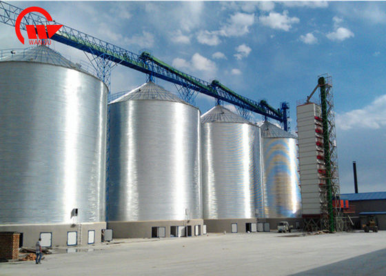 12,8 M aislaron el grano Silo de acero sellado para la harina Sotrage toda clase de grano